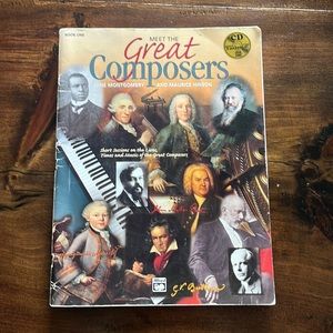 Meet the Great Composers music workbook with companion CD